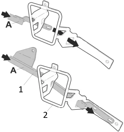 SHAD H0CB51SR SR Saddlebag Racks Honda B03