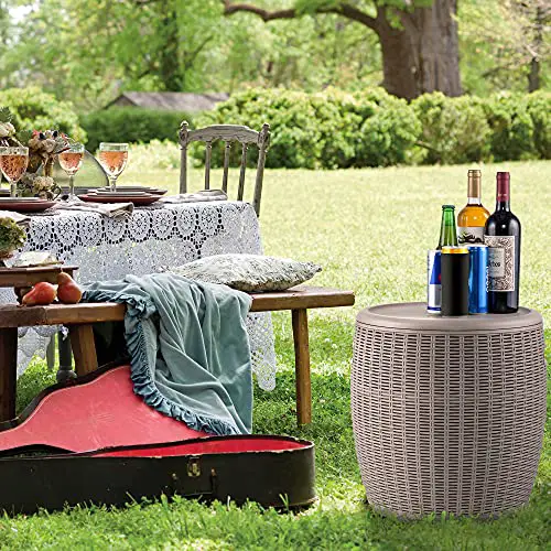 Serenelife Slbug796 Cool Bar Outdoor Patio Furniture And Hot Tub Side Table User Guide