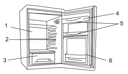 LG GH 1660 Brass Monkey Stand Up Fridge - FIG 1