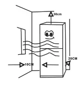 LG GH 1660 Brass Monkey Stand Up Fridge - FIG3