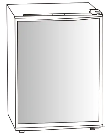 LG GH 1660 Brass Monkey Stand Up Fridge