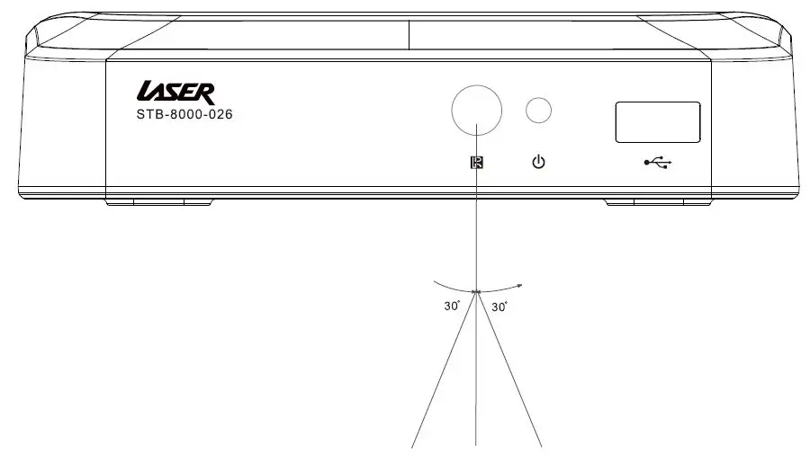 LASER STB-8000-026 Set Top Box HD Media Player-5