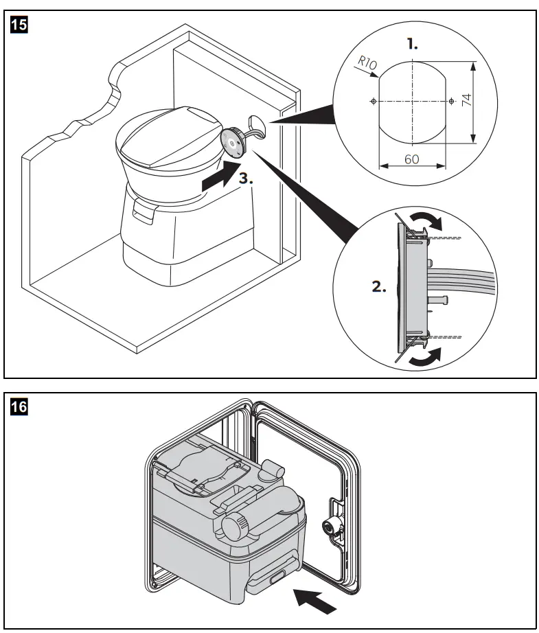 DOMETIC CT4050 Water And Sanitation Cassette Toilets - fig 11