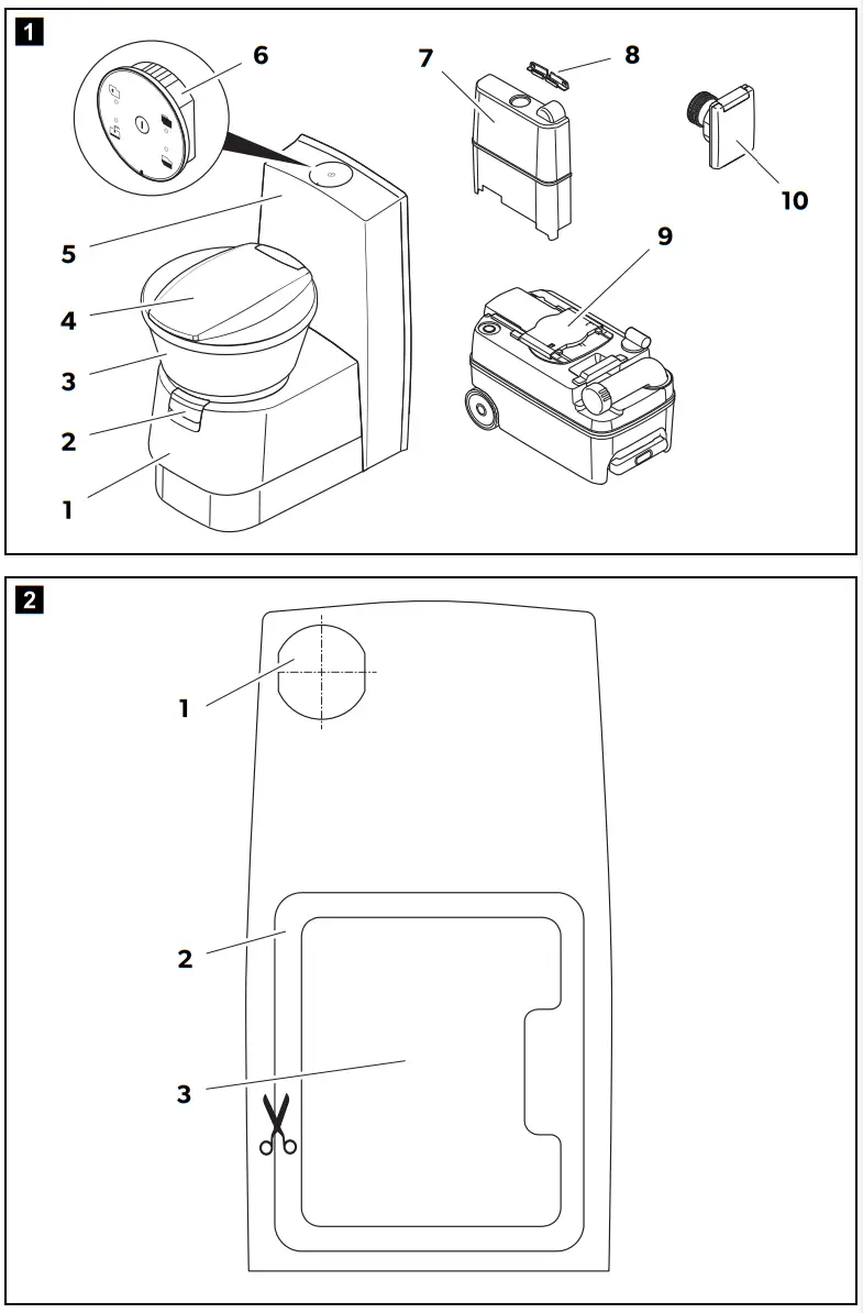 DOMETIC CT4050 Water And Sanitation Cassette Toilets - fig 2