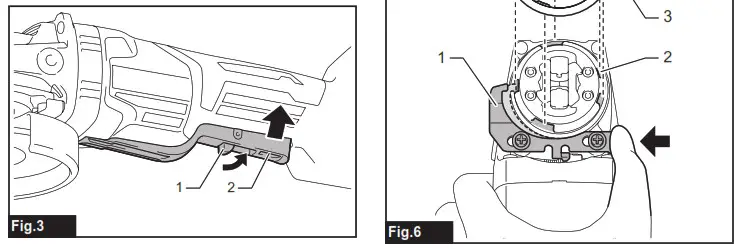 makita GA042G Cordless Angle Grinder - product Overview 3