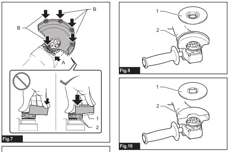 makita GA042G Cordless Angle Grinder - product Overview 4