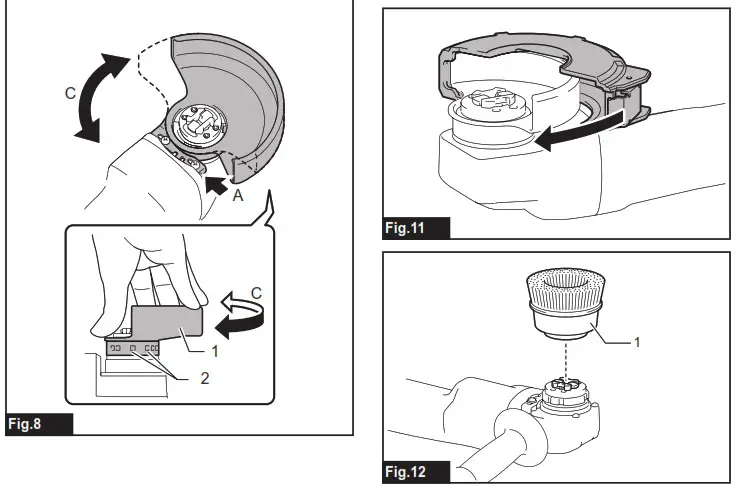 makita GA042G Cordless Angle Grinder - product Overview 5
