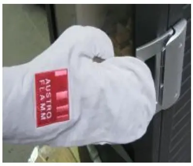 Wearing Safety Gloves