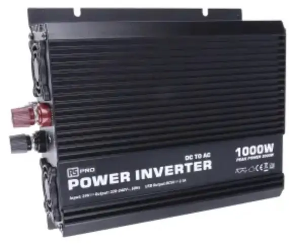 RS PRO 816-0062 Modified Sine Wave 1000W Power Inverter