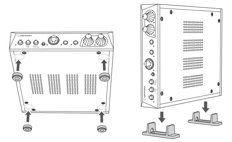 audio-technica BHA100-AT Balanced Amplifier Headphone - product the Installing