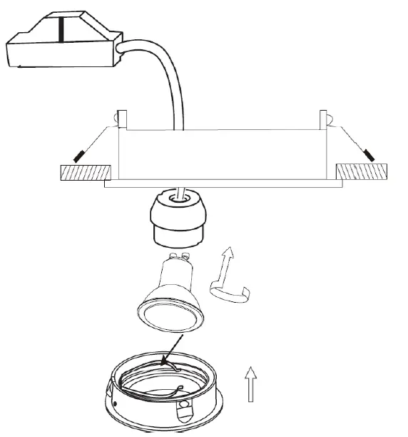 Knightsbridge-AMA3TSBC-Ambar-Brushed-Chrome-Tri-Tilt-Square-Downlight-FIG-3