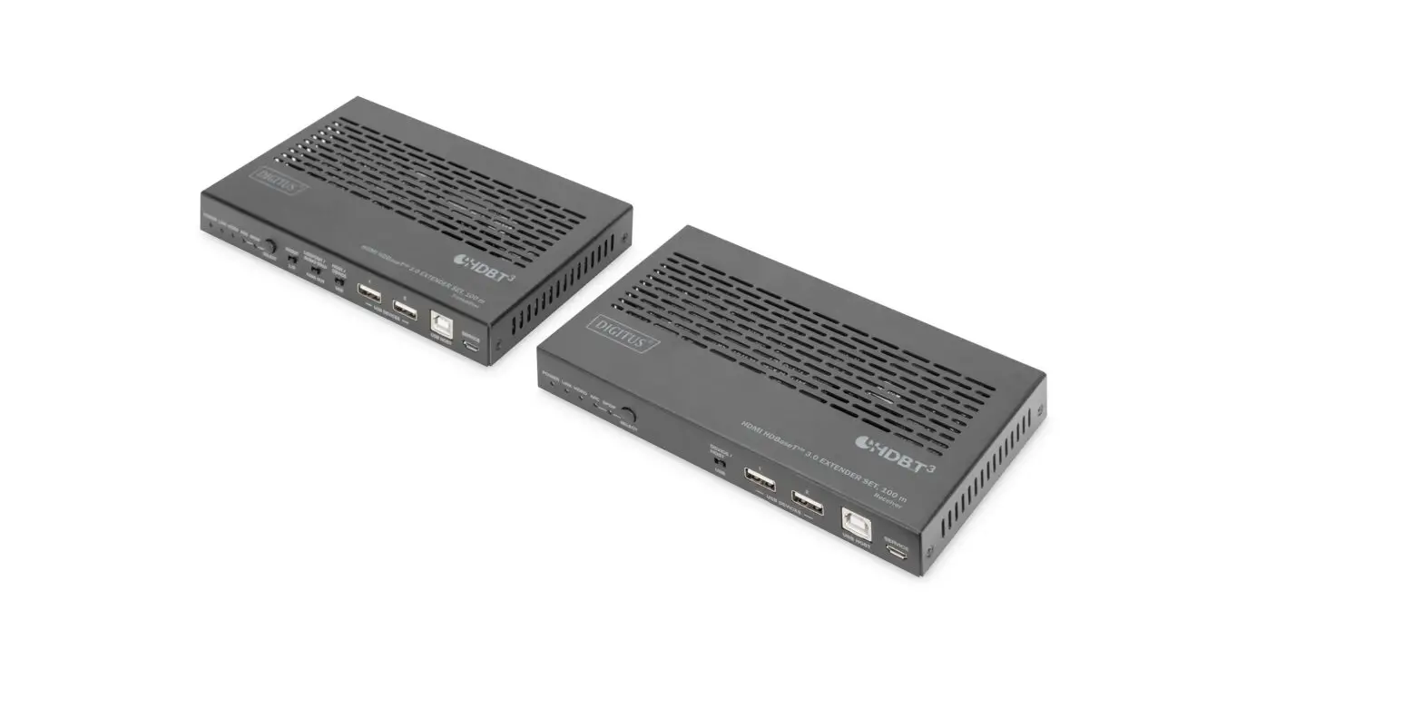 Digitus Ds-55523 Hdmi Hdbaset 3.0 Extender Set Instruction Manual
