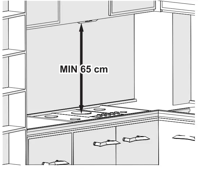 Position of the appliance