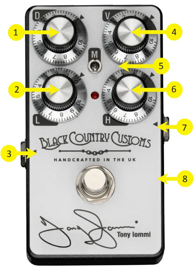 Laney TI-BOOST Tony Iommi Treble Booster Pedal - fig 1