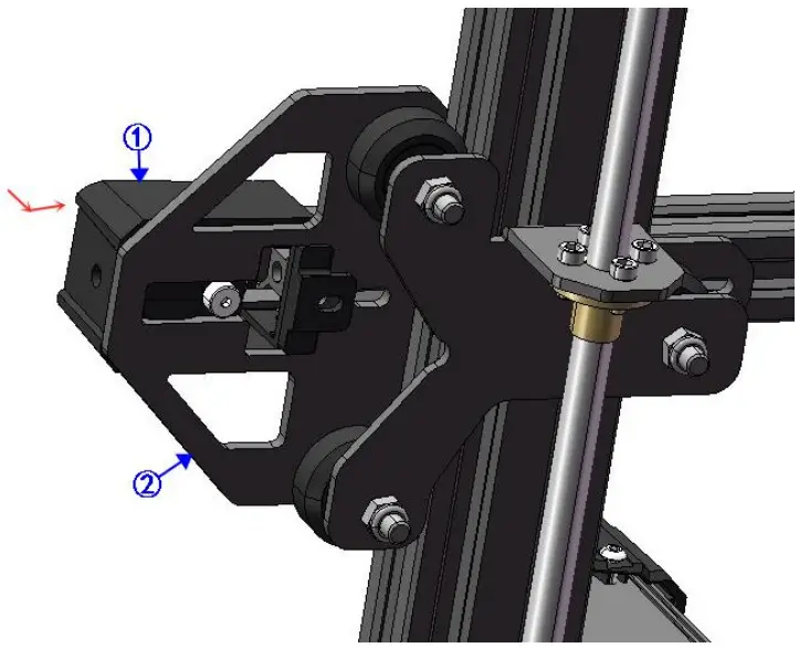 HURAKAN Dual Z Axes Upgrade Kit - Step 10