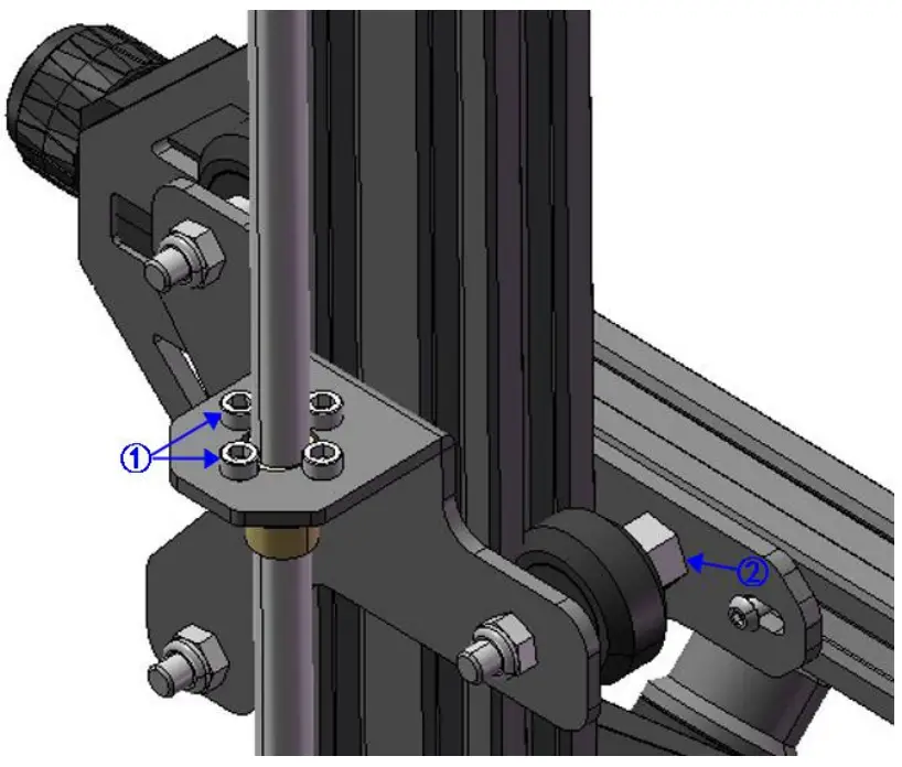 HURAKAN Dual Z Axes Upgrade Kit - Step 13
