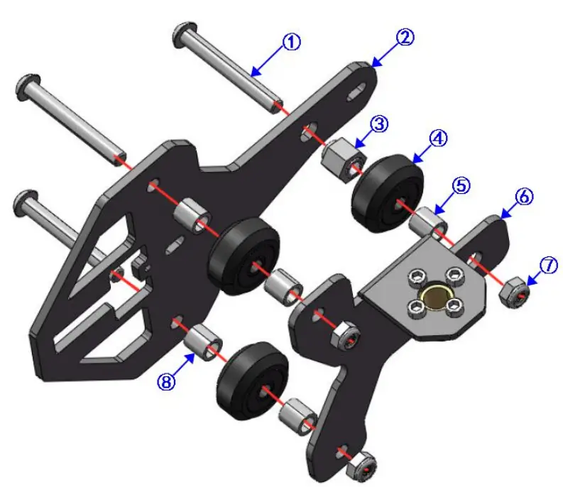 HURAKAN Dual Z Axes Upgrade Kit - Step 5
