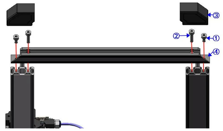 HURAKAN Dual Z Axes Upgrade Kit - Step 9