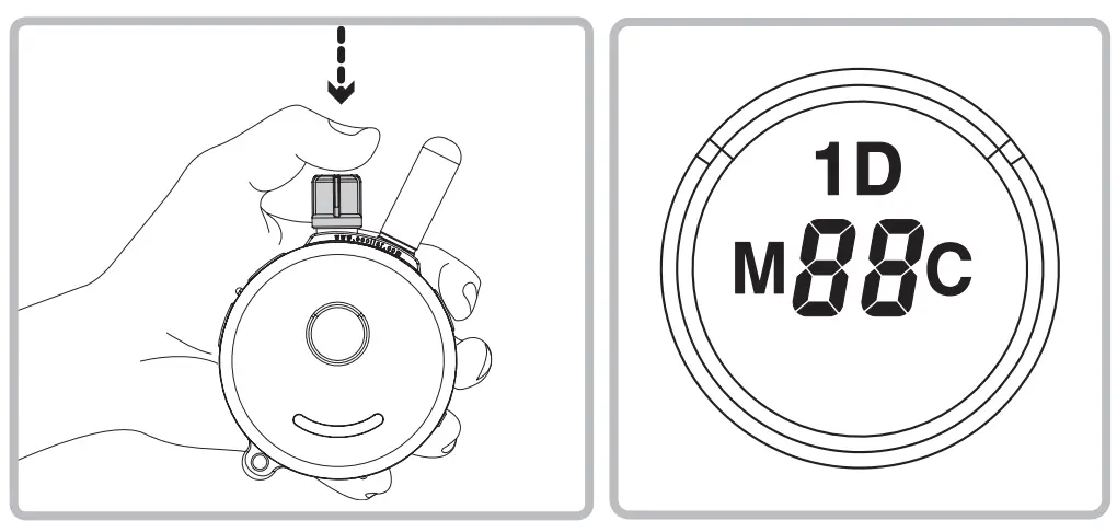 ecollar PG-300 Remote Dog Training Collar Red - VIBRATION 1