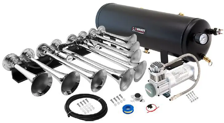 VIXEN HORNS VXO8330 Single Trumpet Train Air Horn-FIG1