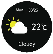 LIEBIG LW29 Smart Watches for Men -weather