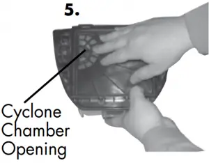Cyclone-Chamber-Opening