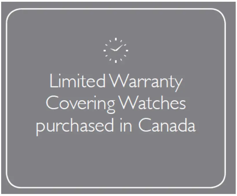 amazon Warranty for Watches Purchased in Canada - logo