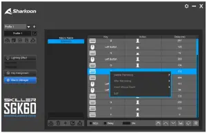 Sharkoon SGK60 Skiller Mechanical Keyboard-Macro Manager7