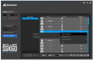 Sharkoon SGK60 Skiller Mechanical Keyboard-Macro Manager8
