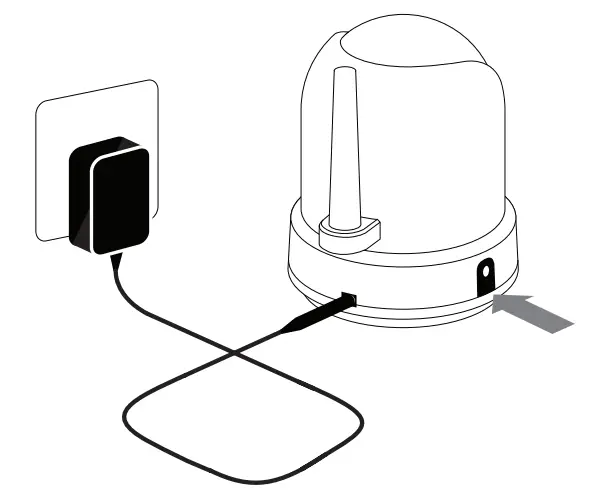 LUVION PT2 Prestige Touch 2 Monitor - Connect the powe