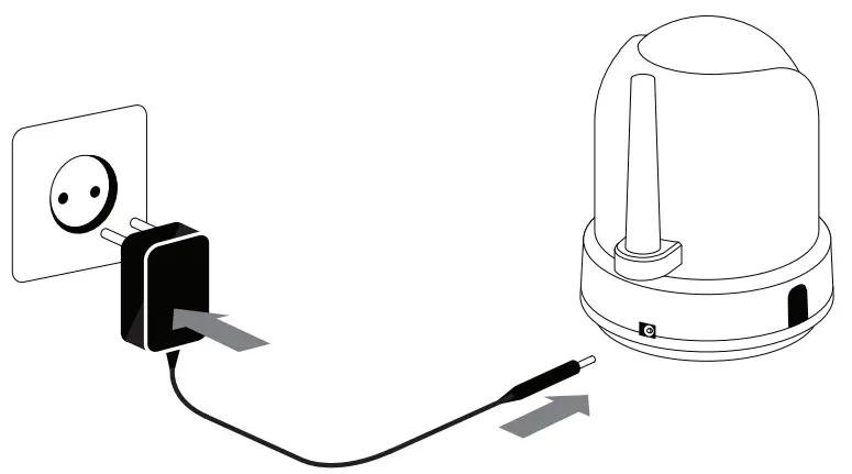 LUVION PT2 Prestige Touch 2 Monitor - Connect the power