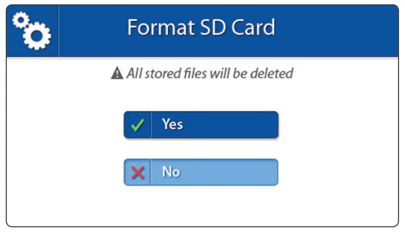 LUVION PT2 Prestige Touch 2 Monitor - FORMAT SD CARD