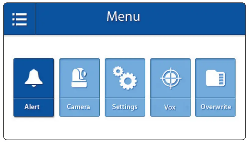 LUVION PT2 Prestige Touch 2 Monitor - MENU