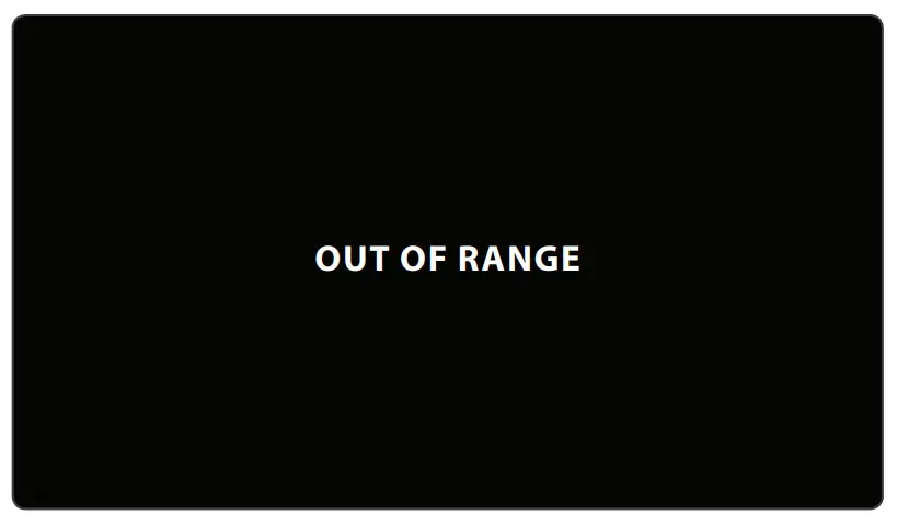 LUVION PT2 Prestige Touch 2 Monitor - OUT OF RANGE