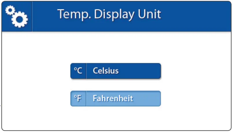 LUVION PT2 Prestige Touch 2 Monitor - TEMPERATURE