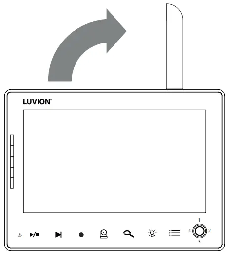 LUVION PT2 Prestige Touch 2 Monitor - monitor upwards