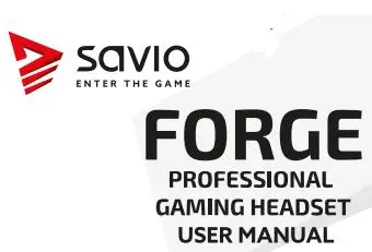savio FORGE Professional Gaming Headset User Manual