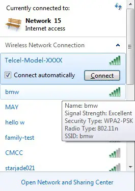 Establish Wi-Fi connection