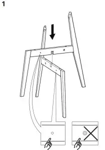 IKEA 004.764.70 HANSOLA Chair Instruction- 01.