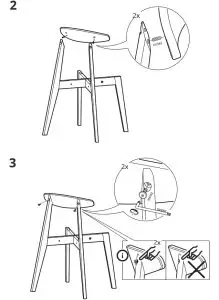IKEA 004.764.70 HANSOLA Chair Instruction- 02