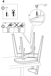 IKEA 004.764.70 HANSOLA Chair Instruction- 03