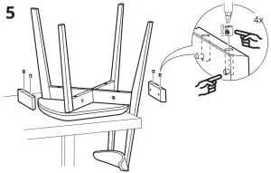 IKEA 004.764.70 HANSOLA Chair Instruction- 05