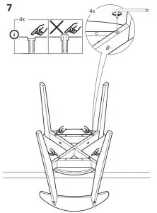 IKEA 004.764.70 HANSOLA Chair Instruction- 07