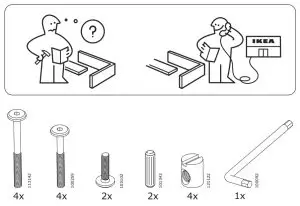 IKEA 004.764.70 HANSOLA Chair Instruction-HANSOLAhh