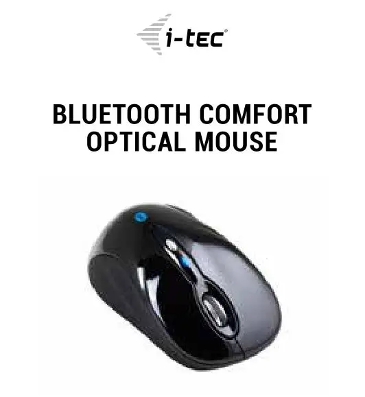 i-tec Bluetooth Comfort Optical Mouse User Manual