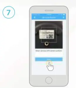 AMCREST B095XD17K5 Wi-Fi Camera Initial Setup - Enter camera