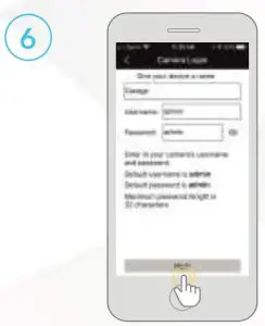 AMCREST B095XD17K5 Wi-Fi Camera Initial Setup - Living Room