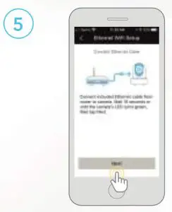 AMCREST B095XD17K5 Wi-Fi Camera Initial Setup - Next to continue