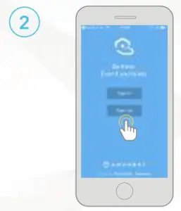 AMCREST B095XD17K5 Wi-Fi Camera Initial Setup - Sign Up
