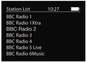 Digital DAB stations